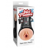 Мастурбатор-вагина в колбе Super Juicy Snatch - Pipedream - в Реутове купить с доставкой