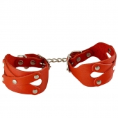 Красные наручники «Цезарь» - Sitabella - купить с доставкой в Реутове