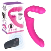 Розовый безремневой страпон Straples Strap-On Dildo - Erokay - купить с доставкой в Реутове