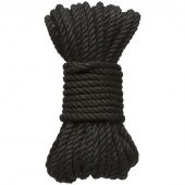 Черная верёвка для связывания и фиксации Bind Tie - 9,14 м. - Doc Johnson - купить с доставкой в Реутове