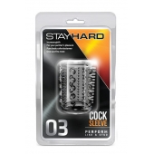 Прозрачная насадка с шипами и шишечками STAY HARD COCK SLEEVE 03 CLEAR - Blush Novelties - в Реутове купить с доставкой