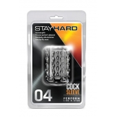 Прозрачная насадка с бороздками STAY HARD COCK SLEEVE 04 CLEAR - Blush Novelties - в Реутове купить с доставкой