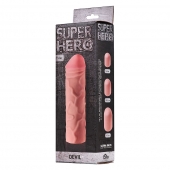 Фаллоудлинитель SUPER HERO Dewil - 17,5 см. - Lola Games - в Реутове купить с доставкой