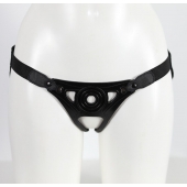 Черный пояс унисекс с коннектором - LOVETOY (А-Полимер) - купить с доставкой в Реутове