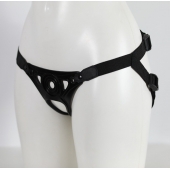 Черный пояс унисекс с коннектором - LOVETOY (А-Полимер) - купить с доставкой в Реутове