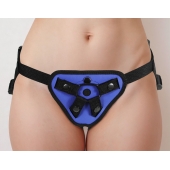 Синий универсальный пояс с 2 видами фиксации - LOVETOY (А-Полимер) - купить с доставкой в Реутове