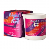 Массажная свеча Light My Fire Coconut с ароматом кокоса - 65 гр. - Love to Love - купить с доставкой в Реутове