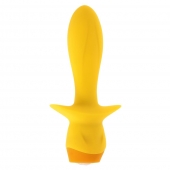 Желтая анальная вибропробка Mellow Yellow - 13,5 см. - Selopa