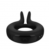 Черное эрекционное кольцо Marry Me Rechargeable Vibrating Cockring - Adrien Lastic - в Реутове купить с доставкой