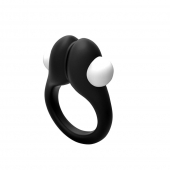 Черное эрекционное кольцо Zippy Vibrating Ring With Bullet - Adrien Lastic - в Реутове купить с доставкой