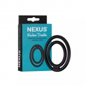 Черное двойное эрекционное кольцо Nexus Enduro Double - Nexus Range - в Реутове купить с доставкой