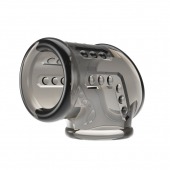 Дымчатая насадка на пенис и мошонку - Baile - в Реутове купить с доставкой