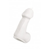 Белая свеча в форме пениса - 47 гр. - Pecado - купить с доставкой в Реутове