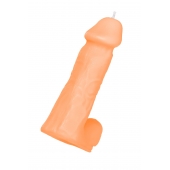 Оранжевая сувенирная свеча «Пенис» - Pecado - купить с доставкой в Реутове