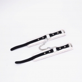 Бело-красные кожаные оковы - Crazy Handmade - купить с доставкой в Реутове