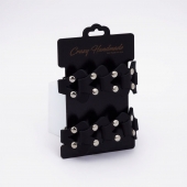 Черные кожаные оковы из звеньев - Crazy Handmade - купить с доставкой в Реутове