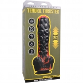 Черно-красная мини-машина на присоске Tendril Thruster - 21,6 см. - Doc Johnson - купить с доставкой в Реутове