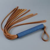 Плеть с джинсовой ручкой «Дикий Запад» - 60 см. - Sitabella - купить с доставкой в Реутове