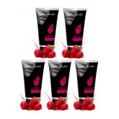 Набор из 5 съедобных лубрикантов JUJU со вкусом малины - JuJu - купить с доставкой в Реутове