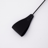 Стек с широким черным кожаным наконечником и металлической ручкой - 67 см. - Crazy Handmade - купить с доставкой в Реутове