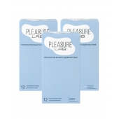 Набор из 3 упаковок ультратонких презервативов Pleasure Lab (по 12 шт.) - Pleasure Lab - купить с доставкой в Реутове