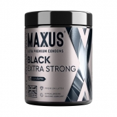 Черные утолщенные презервативы MAXUS Extra Strong с железным кейсом - 15 шт. - Maxus - купить с доставкой в Реутове
