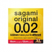 Презерватив увеличенного размера Sagami Original 0.02 XL-size - 1 шт. - Sagami - купить с доставкой в Реутове