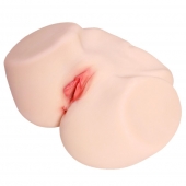 Мастурбатор-полуторс с двойным слоем материала и вибрацией Jenny Onahole Real Vagina - KOKOS - в Реутове купить с доставкой