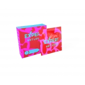 Презервативы с разогревающим эффектом Expert Hot Love - 3 шт. - Expert - купить с доставкой в Реутове