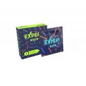 Светящиеся в темноте презервативы Expert Neon - 3 шт. - Expert - купить с доставкой в Реутове