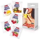 Набор из 5 саше съедобных смазок Tutti-Frutti - Биоритм - купить с доставкой в Реутове