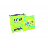 Ультратонкие презервативы Expert Invisible - 3 шт. - Expert - купить с доставкой в Реутове