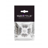 Эластичное эрекционное кольцо с черными «ресничками» - Sextaz - в Реутове купить с доставкой