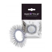 Круглое эрекционное кольцо с «ресничками» - Sextaz - в Реутове купить с доставкой