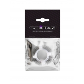 Эластичное кольцо с «ресничками» и 4 шариками - Sextaz - в Реутове купить с доставкой