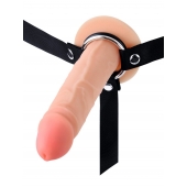 Мужской полый страпон на регулируемых ремнях - 18,5 см. - Sex Expert - купить с доставкой в Реутове