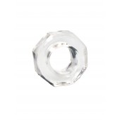 Прозрачное эрекционное кольцо в форме гайки - Sex Expert - в Реутове купить с доставкой