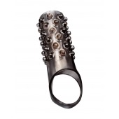 Дымчатая насадка на пенис с выпуклостями - 12 см. - Sex Expert - в Реутове купить с доставкой