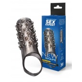 Дымчатая насадка на пенис с выпуклостями - 12 см. - Sex Expert - в Реутове купить с доставкой