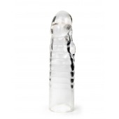 Прозрачная закрытая насадка на член - 15 см. - Sex Expert - в Реутове купить с доставкой