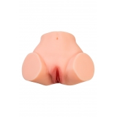 Телесный реалистичный мастурбатор-полуторс с 2 любовными входами - No Name - в Реутове купить с доставкой