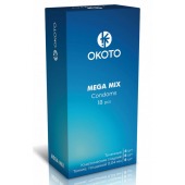 Презервативы OKOTO Mega Mix - 18 шт. - Sitabella - купить с доставкой в Реутове