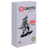 Точечные презервативы OKOTO Dotted - 12 шт. - Sitabella - купить с доставкой в Реутове