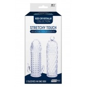 Набор из 2 прозрачных насадок на член Seductive Tickler Sleeves Set - NMC - в Реутове купить с доставкой