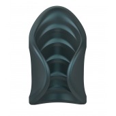 Серый сквозной мастурбатор с вибрацией Manwan Starter - Manwan - в Реутове купить с доставкой