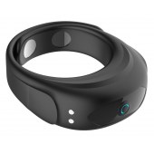Черное эрекционное виброкольцо на ремешках - Boys of Toys - в Реутове купить с доставкой