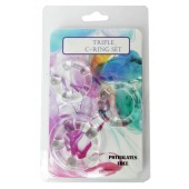 Набор из 3 эрекционных прозрачных колец - Boys of Toys - в Реутове купить с доставкой