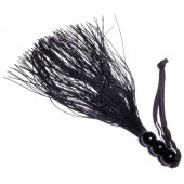 Черная силиконовая плетка - 25,4 см. - Boys of Toys - купить с доставкой в Реутове