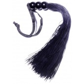 Черная силиконовая плетка - 25,4 см. - Boys of Toys - купить с доставкой в Реутове