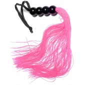 Розовая силиконовая плеть - 35,5 см. - Boys of Toys - купить с доставкой в Реутове